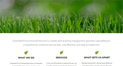 Desktop Screenshot of greenbeltenviro.com